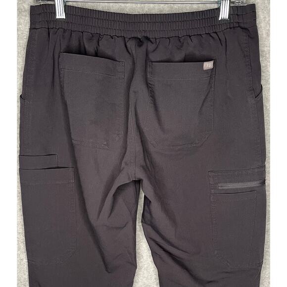 Figs women’s grey scrub pants drawstring elastic waist pockets size Small - Picture 3 of 11
